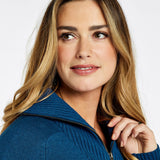 Dubarry Womens Rosmead Sweater #colour_peacock-blue
