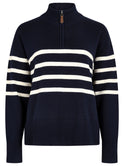 Dubarry Womens Fonthill Knitted Jumper #colour_navy