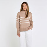 Dubarry Womens Fonthill Knitted Jumper #colour_taupe