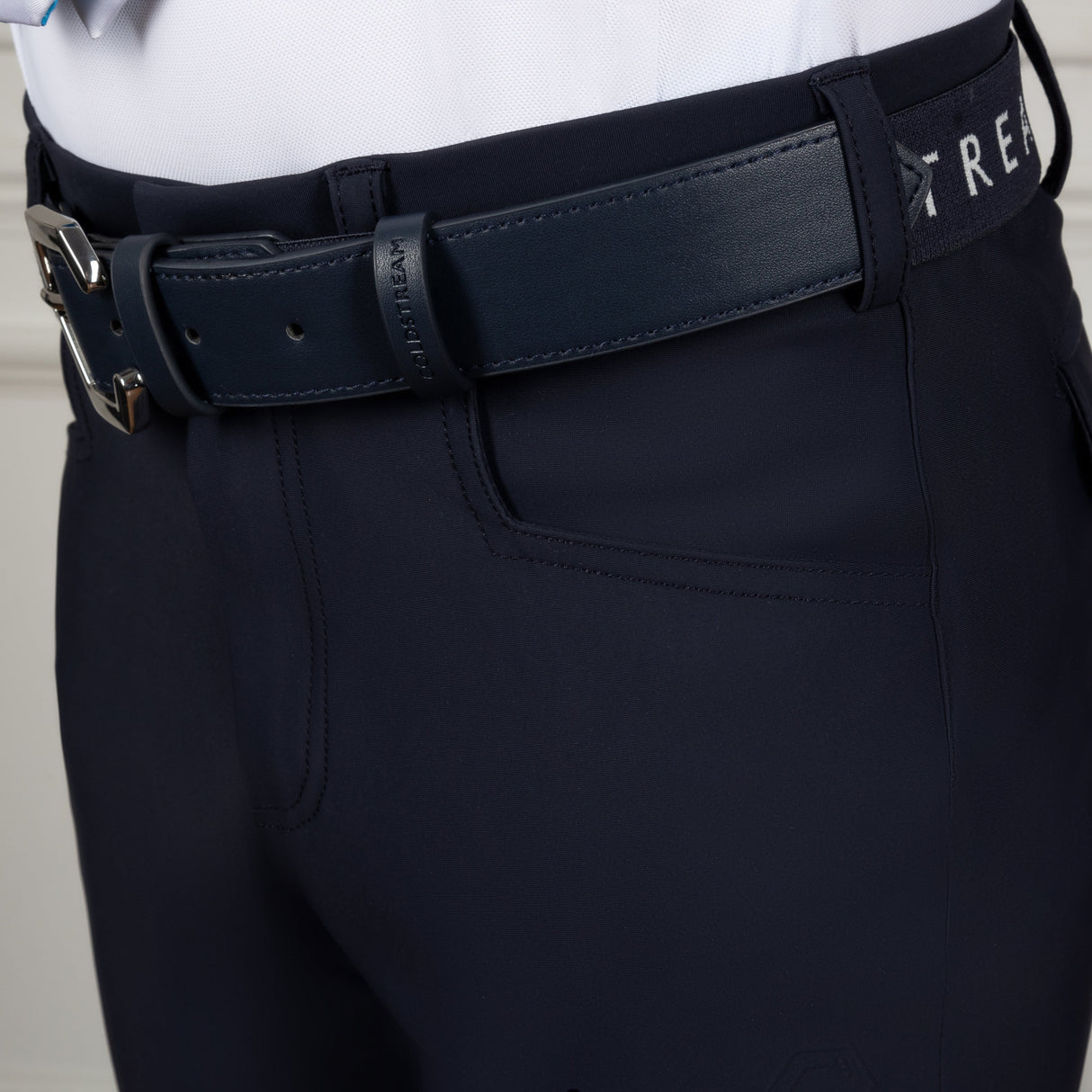 Coldstream Next Generation Ettrick Elasticated Belt #colour_navy