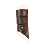 ProReaction Performance Air Mesh Brushing Boots by Hy Equestrian #colour_brown