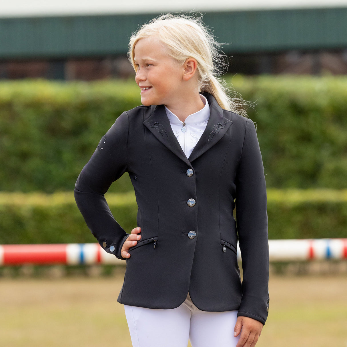 Coldstream Next Generation Hermitage Diamante Show Jacket #colour_black