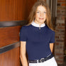 Coldstream Next Generation Hermitage Diamante Show Shirt #colour_navy