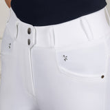 Coldstream Hermitage Diamante Breeches #colour_white