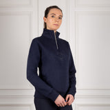 Coldstream Hamilton Sparkle Quarter Zip #colour_navy