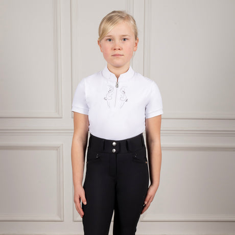 Coldstream Next Generation Hermitage Diamante Show Shirt #colour_white