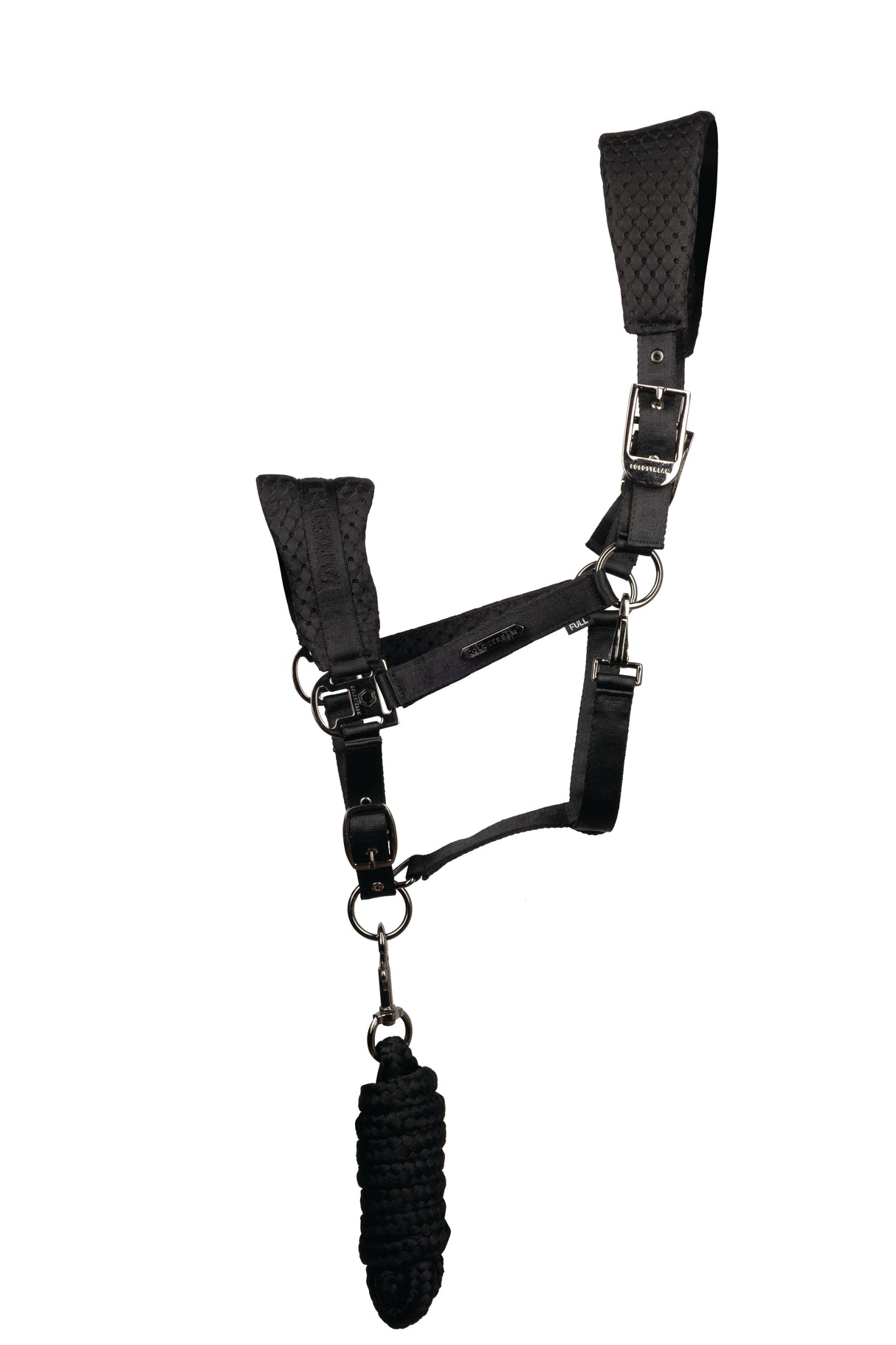 Coldstream Middleton Air Flow Head Collar & Lead Rope #colour_black
