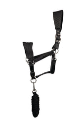 Coldstream Middleton Air Flow Head Collar & Lead Rope #colour_black