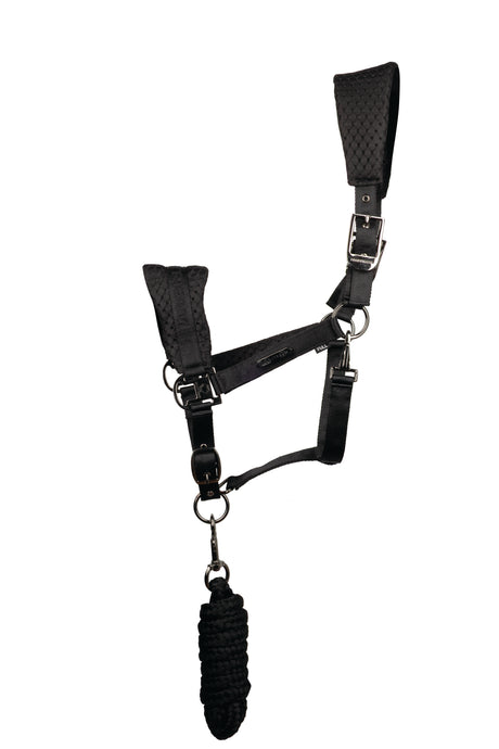 Coldstream Middleton Air Flow Head Collar & Lead Rope #colour_black