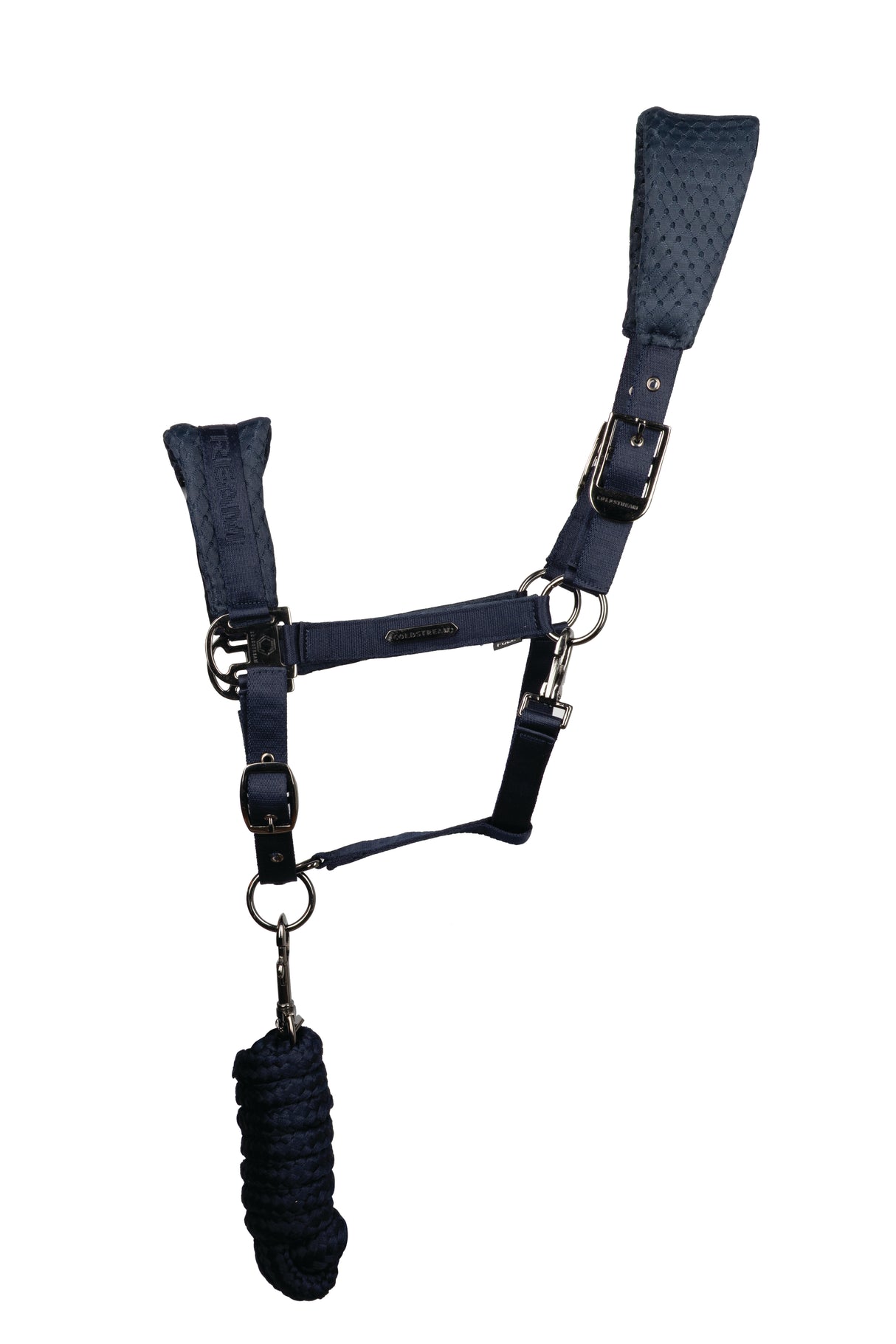 Coldstream Middleton Air Flow Head Collar & Lead Rope #colour_navy