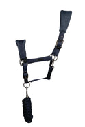 Coldstream Middleton Air Flow Head Collar & Lead Rope #colour_navy