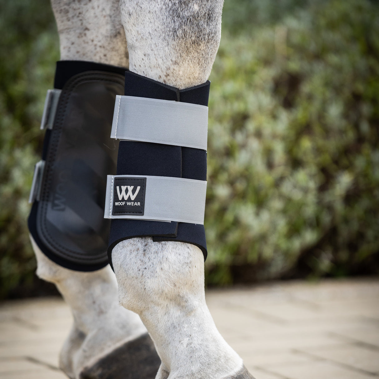Woof Wear New Club Brushing Boot #colour_steel
