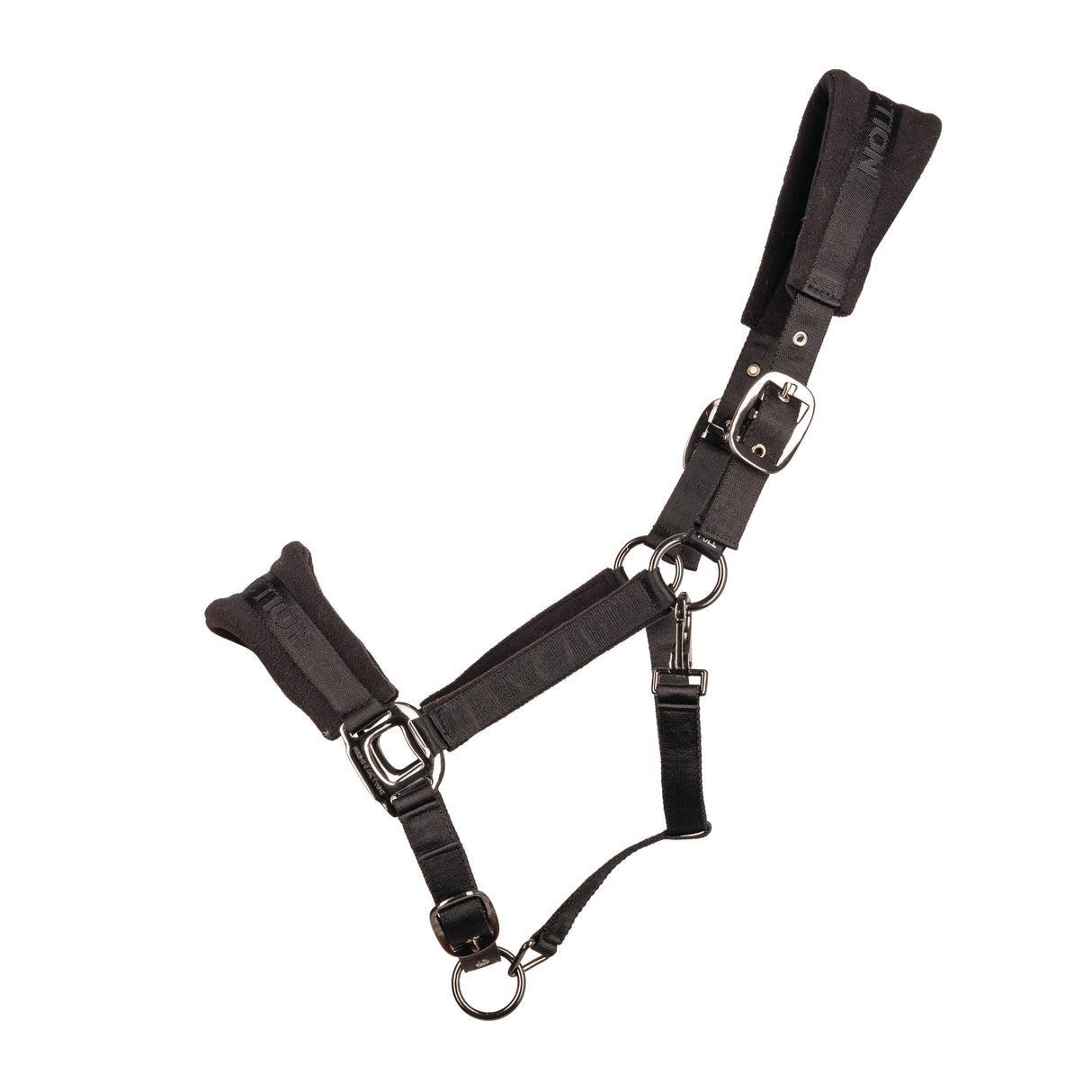 ProReaction Dura Fleece Head Collar by Hy Equestrian #colour_black