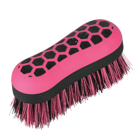 ProGroom Hex Dandy Brush by Hy Equestrian #colour_black-pink