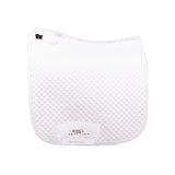 ProReaction Pima Dressage Saddle Pad by Hy Equestrian #colour_white