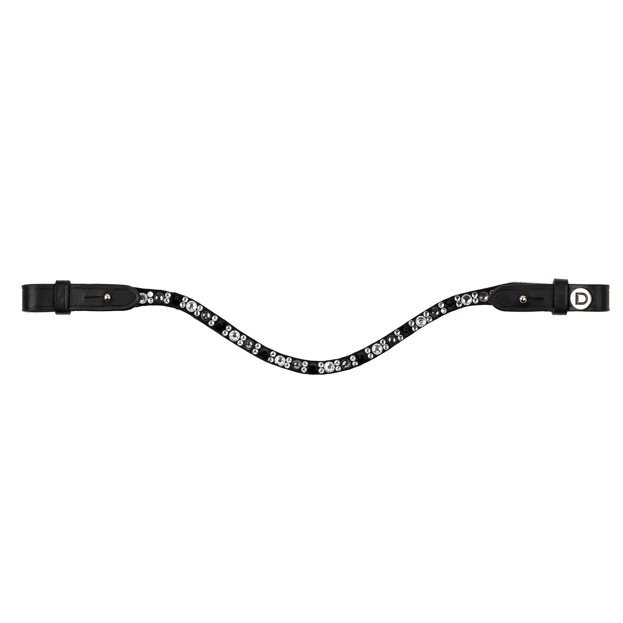 Dublin Ombre Diamante Leather Bridle Browband