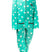 Supreme Products Child's Dotty Fleece Onesie #colour_gorgeoous-green