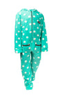Supreme Products Child's Dotty Fleece Onesie #colour_gorgeoous-green