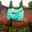 Supreme Products Ride on Dotty Fleece Saddle Cover #colour_gorgeous-green