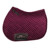 ProReaction Recherché GP/Jumping Saddle Pad by Hy Equestrian #colour_french-merlot