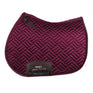 ProReaction Recherché GP/Jumping Saddle Pad by Hy Equestrian #colour_french-merlot