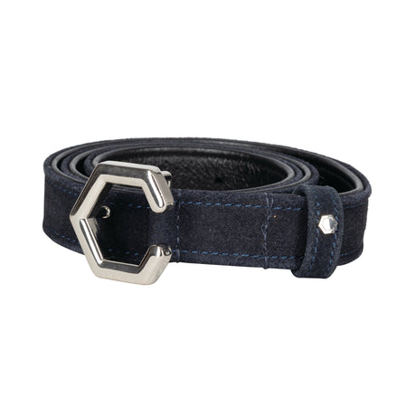 Coldstream Roxburgh Suede Belt #colour_navy-silver