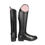 Hy Equestrian Children's Union Jack Riding Boots #colour_pink
