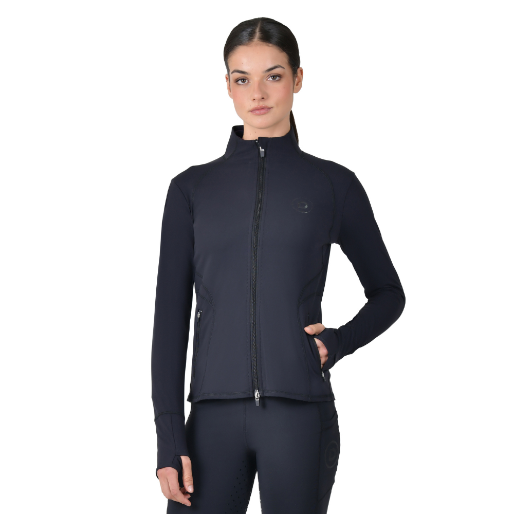 Dublin Ladies Versatile Fitted Zip Through Jacket #colour_black
