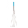 Red Gorilla Big Tidee Metal Rake Short Handle #colour_sky-blue