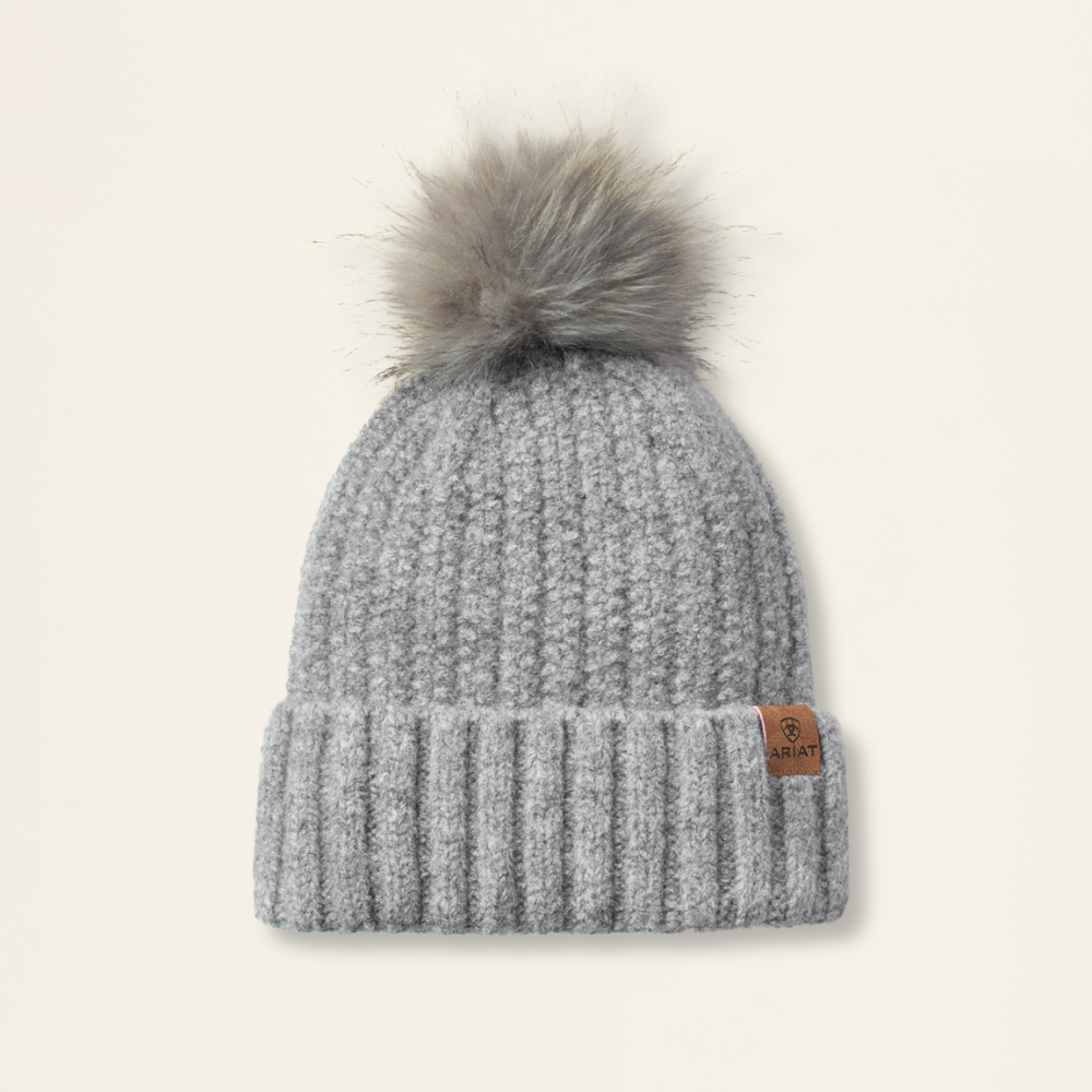 Ariat Women's Chilton Beanie #colour_heather-grey