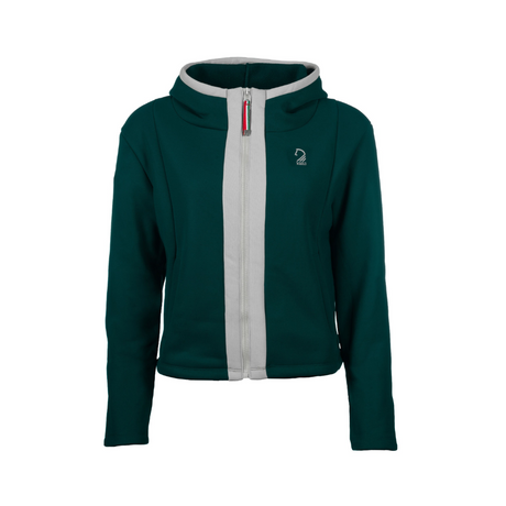 HKM Women's Sweat Jacket -Livigno- #colour_deep-green