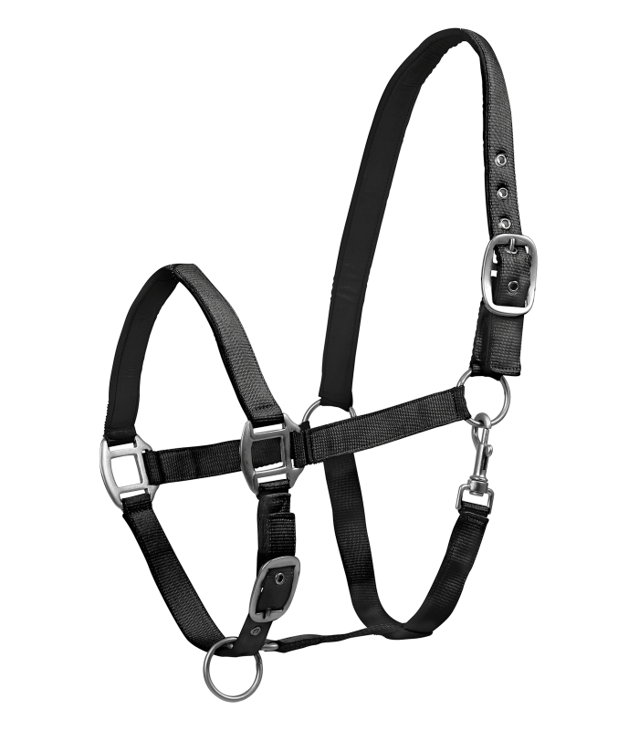 Waldhausen Satin Perlon Halter #colour_black