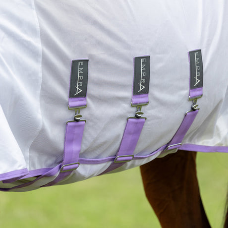 StormX Empra Gladiator UV Combi Fly Rug #colour_white-lilac