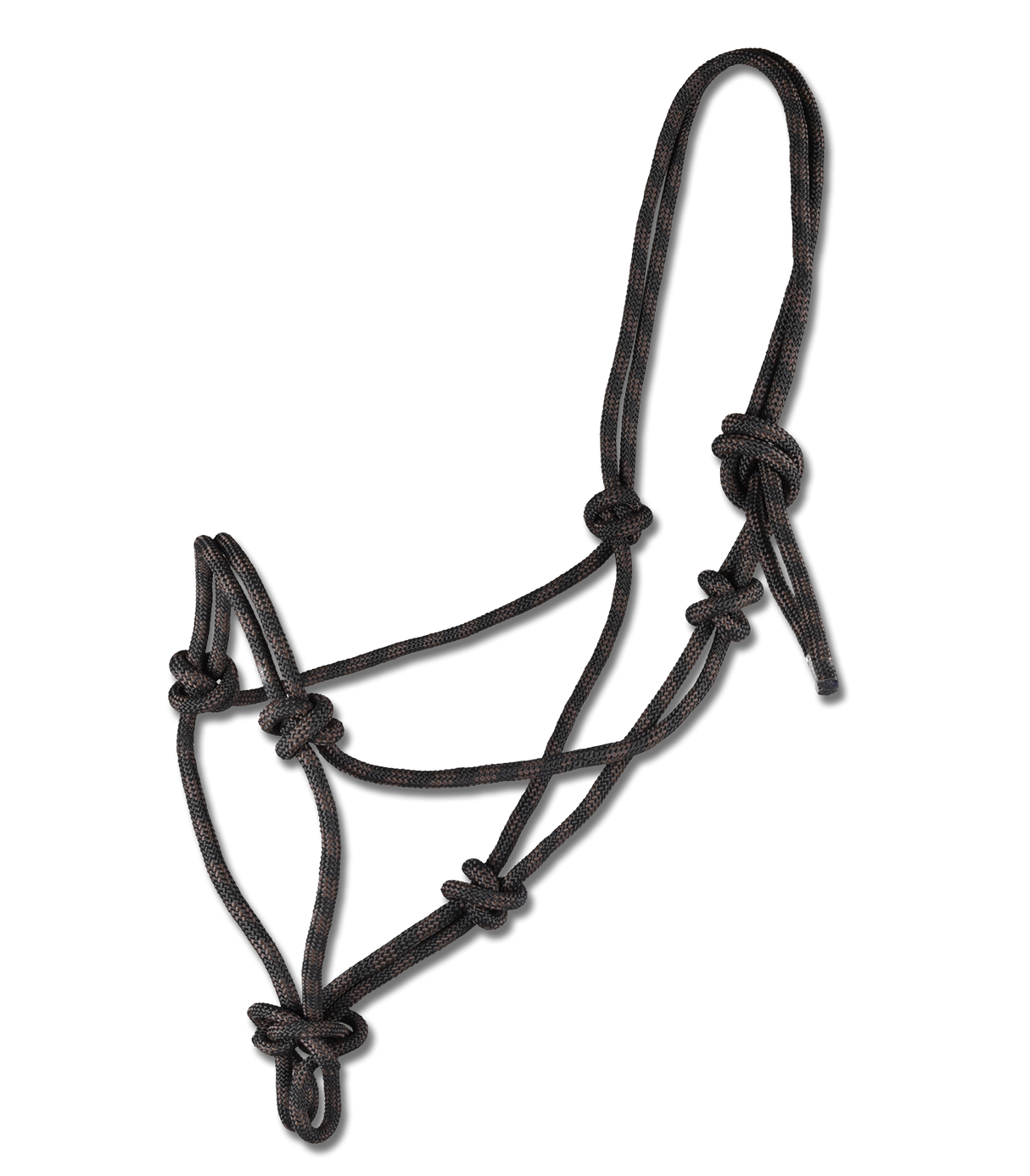 Waldhausen Knotted Halter #colour_black-brown