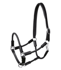 Waldhausen X-Line Nevada Leather Halter #colour_black-silver