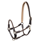 Waldhausen X-Line Nevada Leather Halter #colour_brown-gold