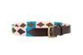 Hy Equestrian Elevate Polo Belt #colour_blue-pink-vanilla
