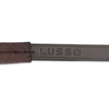 Rênes Shires Lusso avec insert en nylon et poignée en caoutchouc