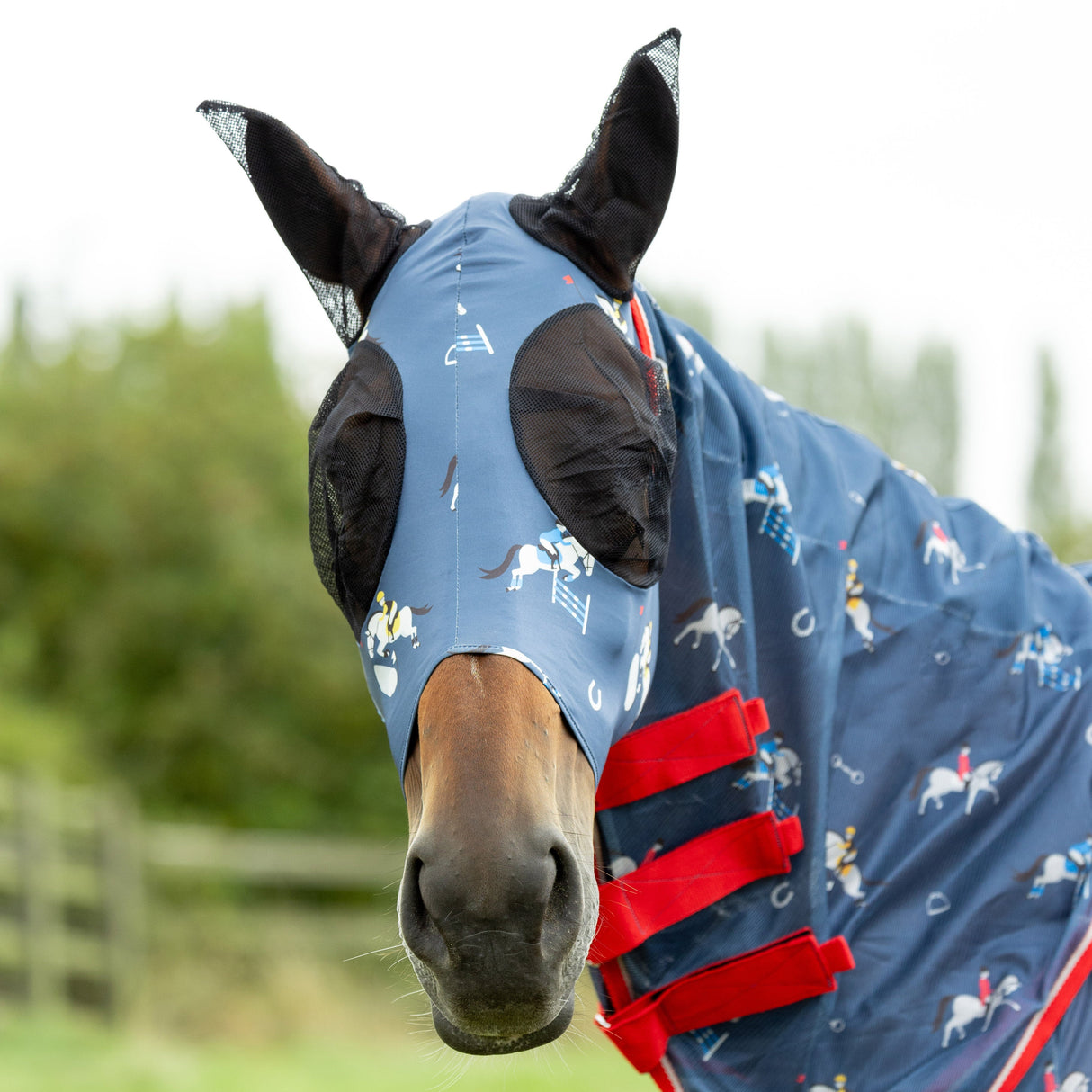 Hy Equestrian Lycra Competition Ready Fly Mask