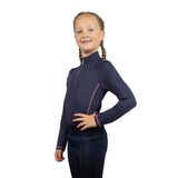 Elevate Selena Base Layer By Little Rider #colour_navy-pink