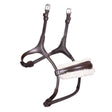 Shires Velociti Rapida Rolled Fleece Noseband #colour_havana