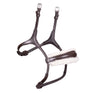 Shires Velociti Rapida Rolled Fleece Noseband #colour_havana