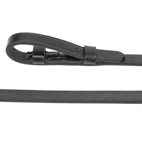Shires Lusso Curb Reins #colour_black