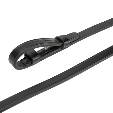 Shires Lusso Curb Reins #colour_black