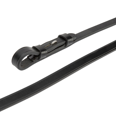Shires Lusso Curb Reins #colour_black