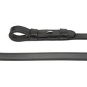 Shires Lusso Curb Reins #colour_black