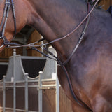 Shires Velociti LUSSO Elite Running Martingale #colour_havana