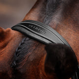 Shires Velociti LUSSO Opus 180M Dressage Flash Bridle #colour_black