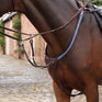 Shires Velociti LUSSO Opus Elastic Breastplate #colour_havana