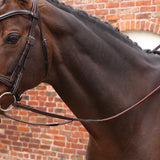 Shires Velociti LUSSO Opus Soft Grip Reins #colour_havana